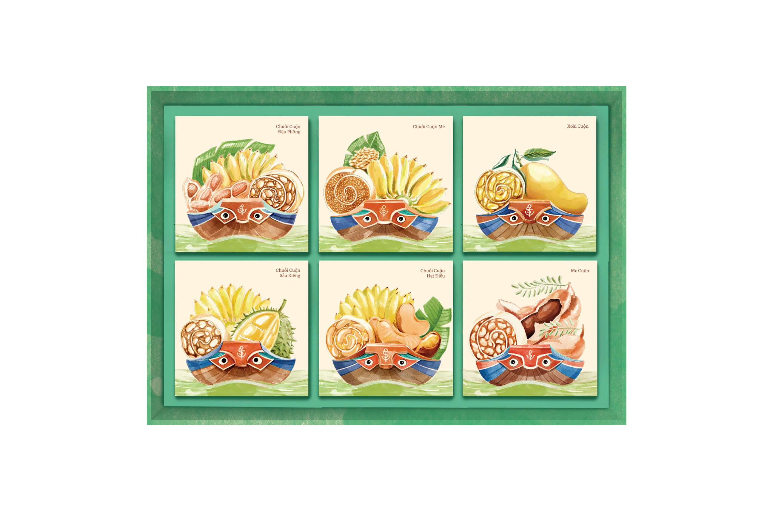 Hộp Quà Tết 6 món - Lộc Phát Tài