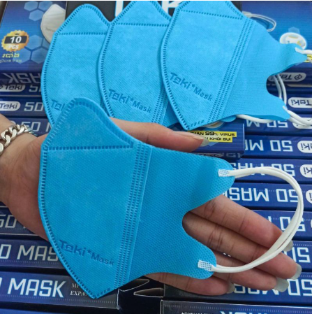 Hộp 10 Chiếc Khẩu Trang Y Tế 5D Mask Taki