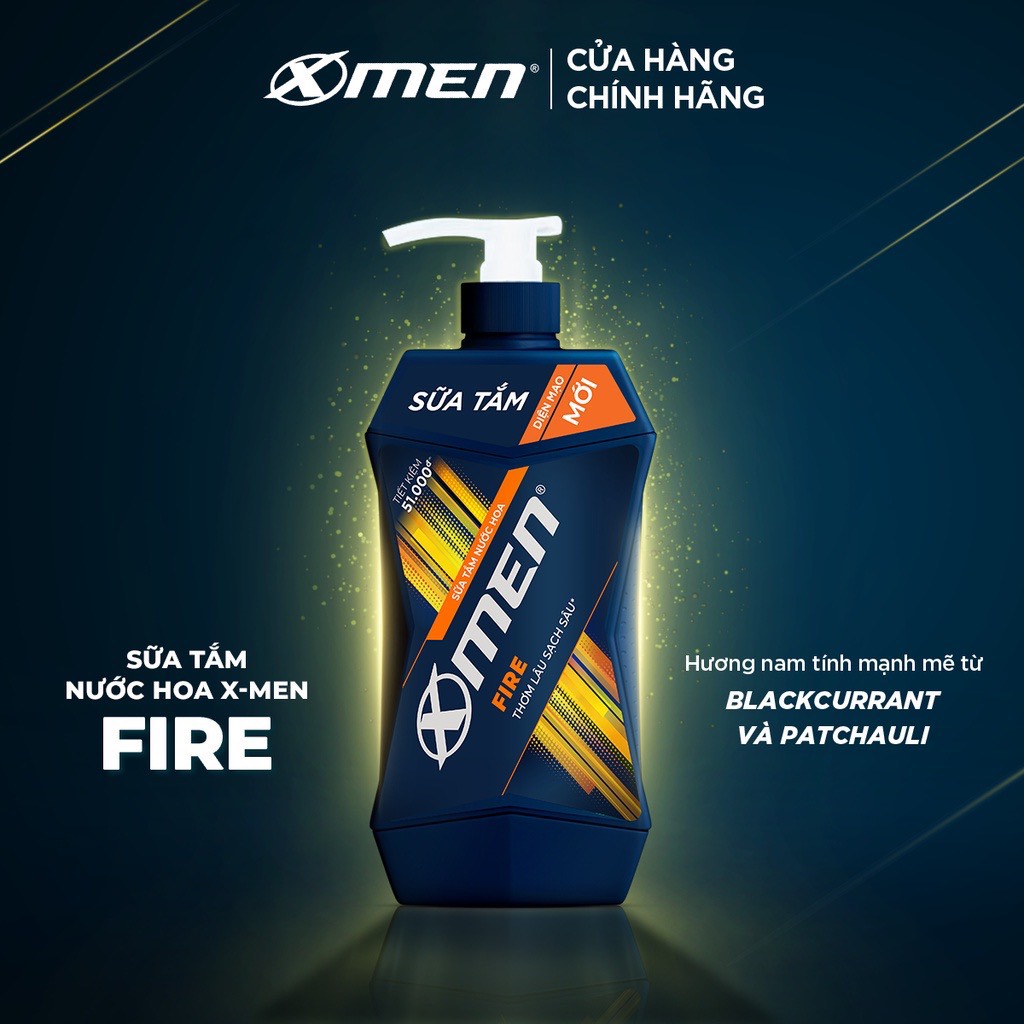 Sữa tắm xmen 650g