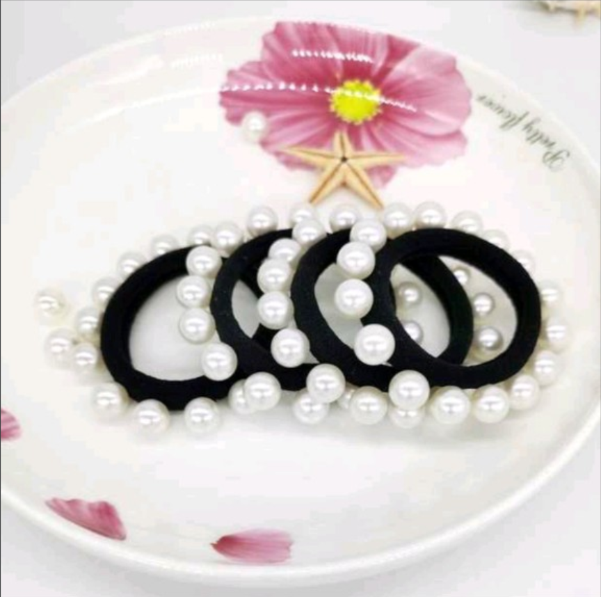 Luxurious Beaded Hair Tie