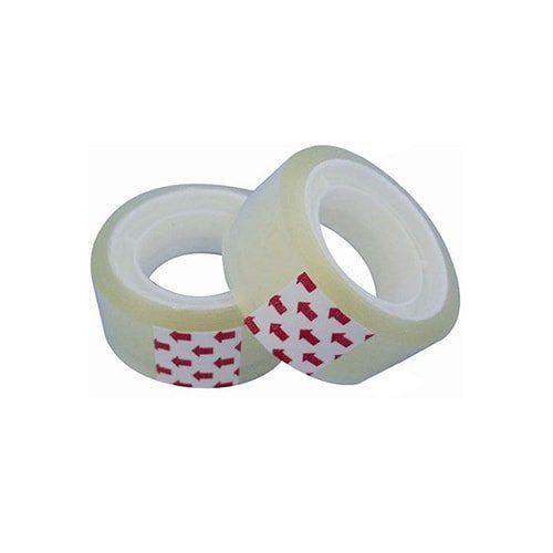2 cuộn băng keo trong nhỏ 1,8F , băng keo văn phòng