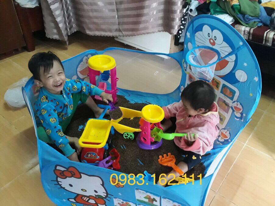 guồng cát cho bé chơi xúc cát hạt muồng