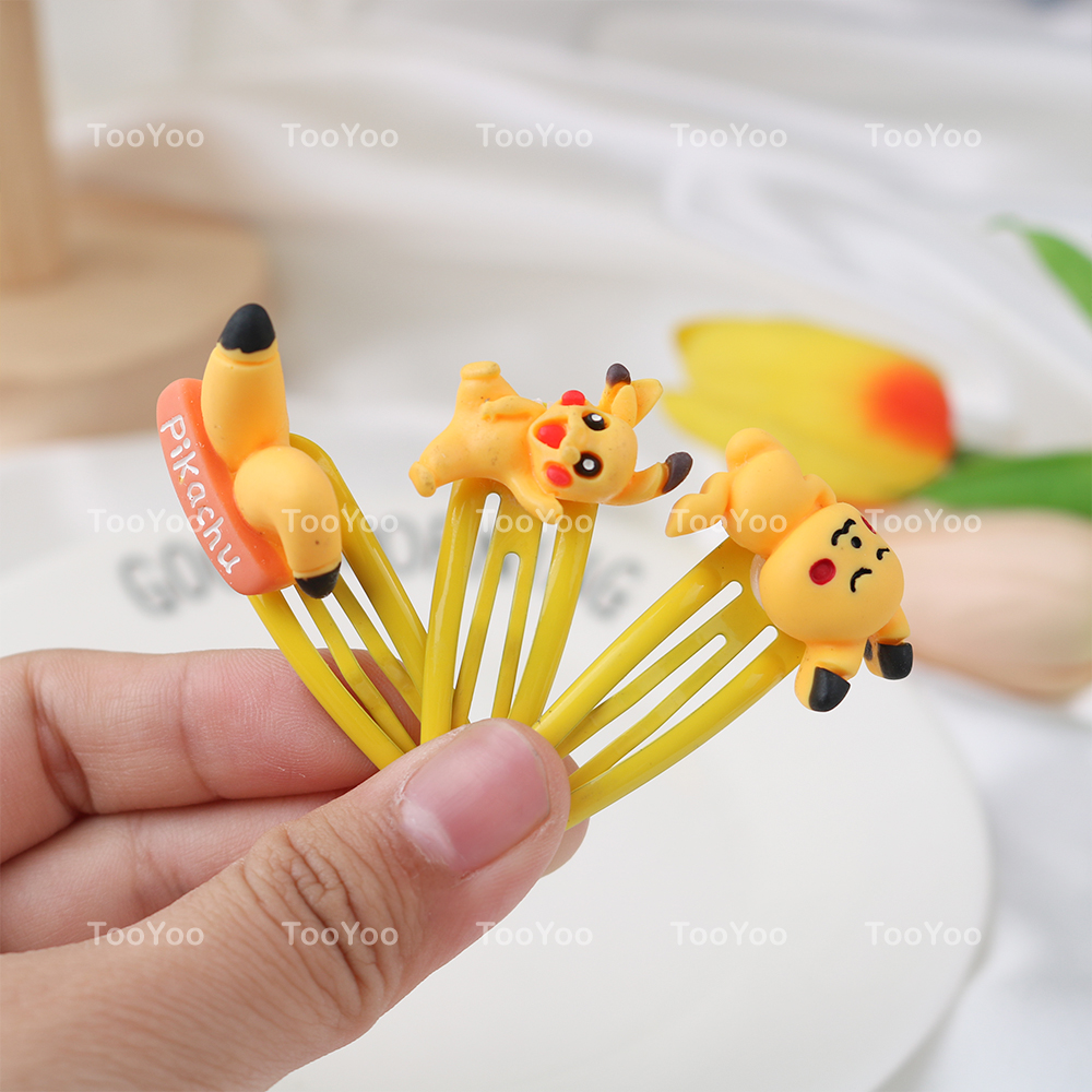 Kẹp tóc mái Pikachu handmade dễ thương cute PK0109