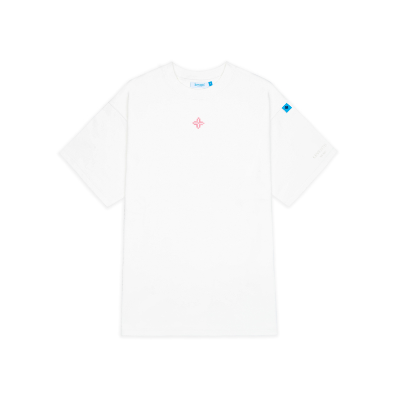 LEVENTS® Áo thun XL LOGO TEE - WHITE/PINK