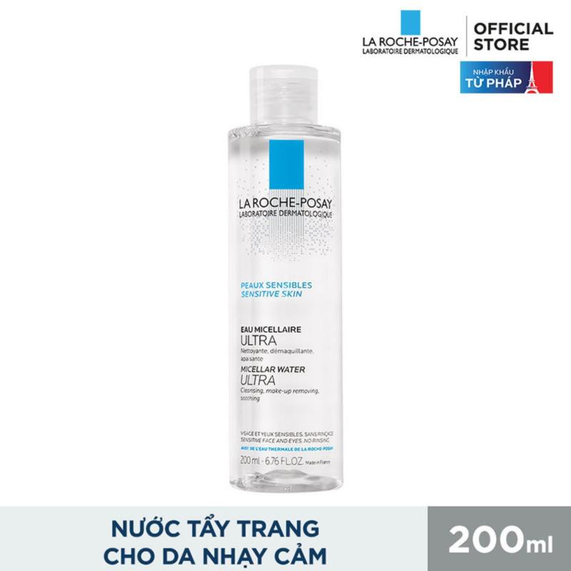 Nước làm sạch sâu và tẩy trang dành cho da nhạy cảm La Roche-Posay Micellar Water Ultra Sensitive Skin 200ml