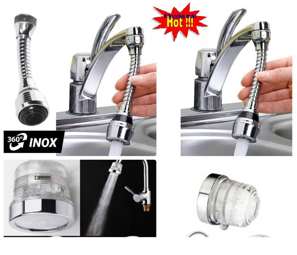 vòi tăng áp, lọc đầu vòi, vòi xịt tăng áp, voi tang ap luc nuoc, vòi phun nước áp lực cao- Đầu vòi sen tăng áp cho bồn rửa TURBO FLEX 360 độ cao cấp, sản phẩm thiết yếu cho mọi gia đình