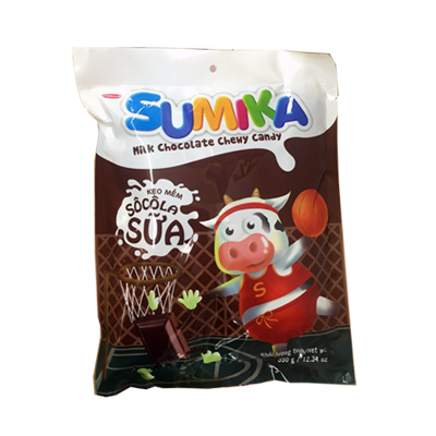 Combo 3 Kẹo Mềm Sumika Socola Sữa Bibica 70g