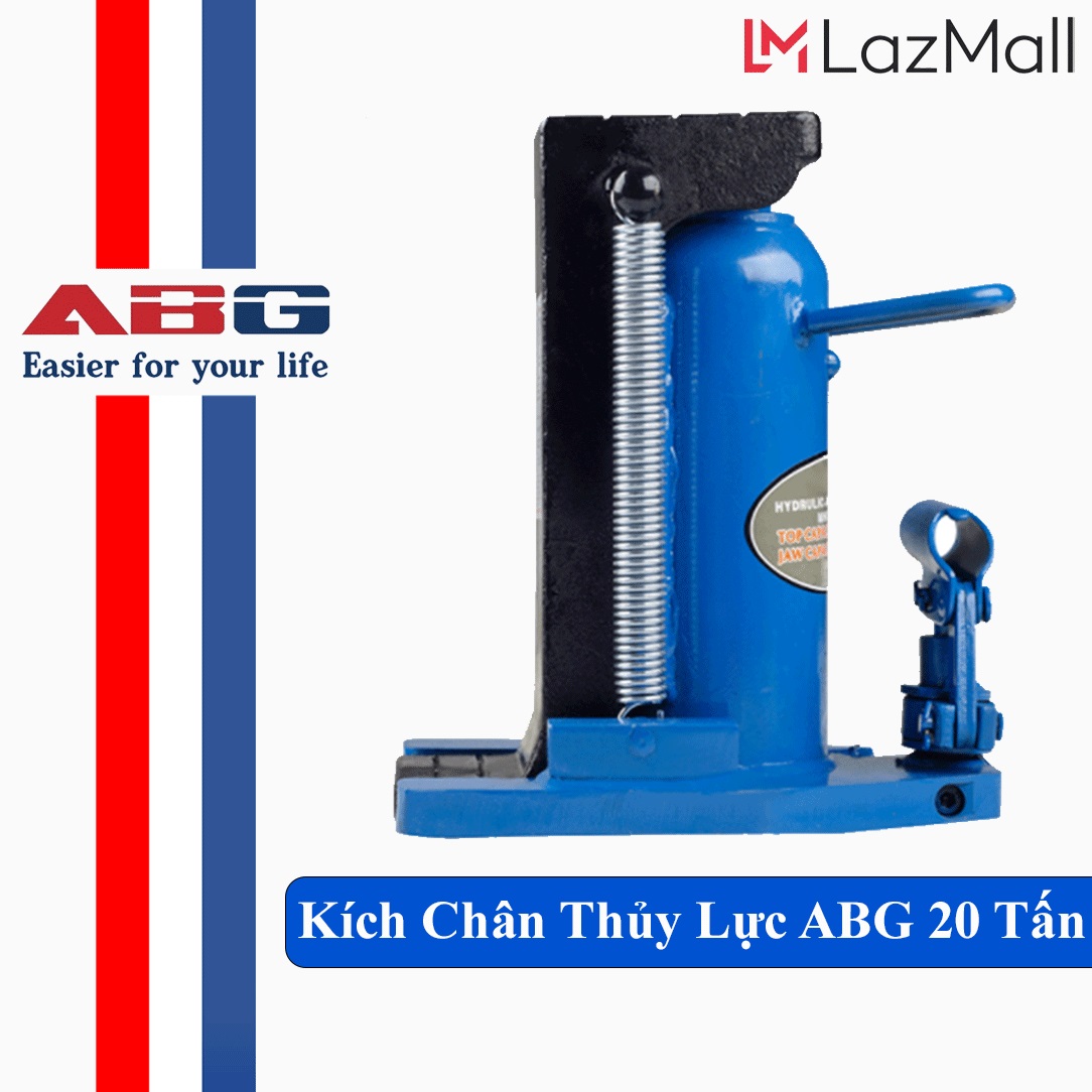 Kích thủy lực abg loại 30 tấn ô tô màu xanh, con đội thủy lực, kích móc chân dầm dùng để nâng sửa chữa oto công nghiệp và xây dựng