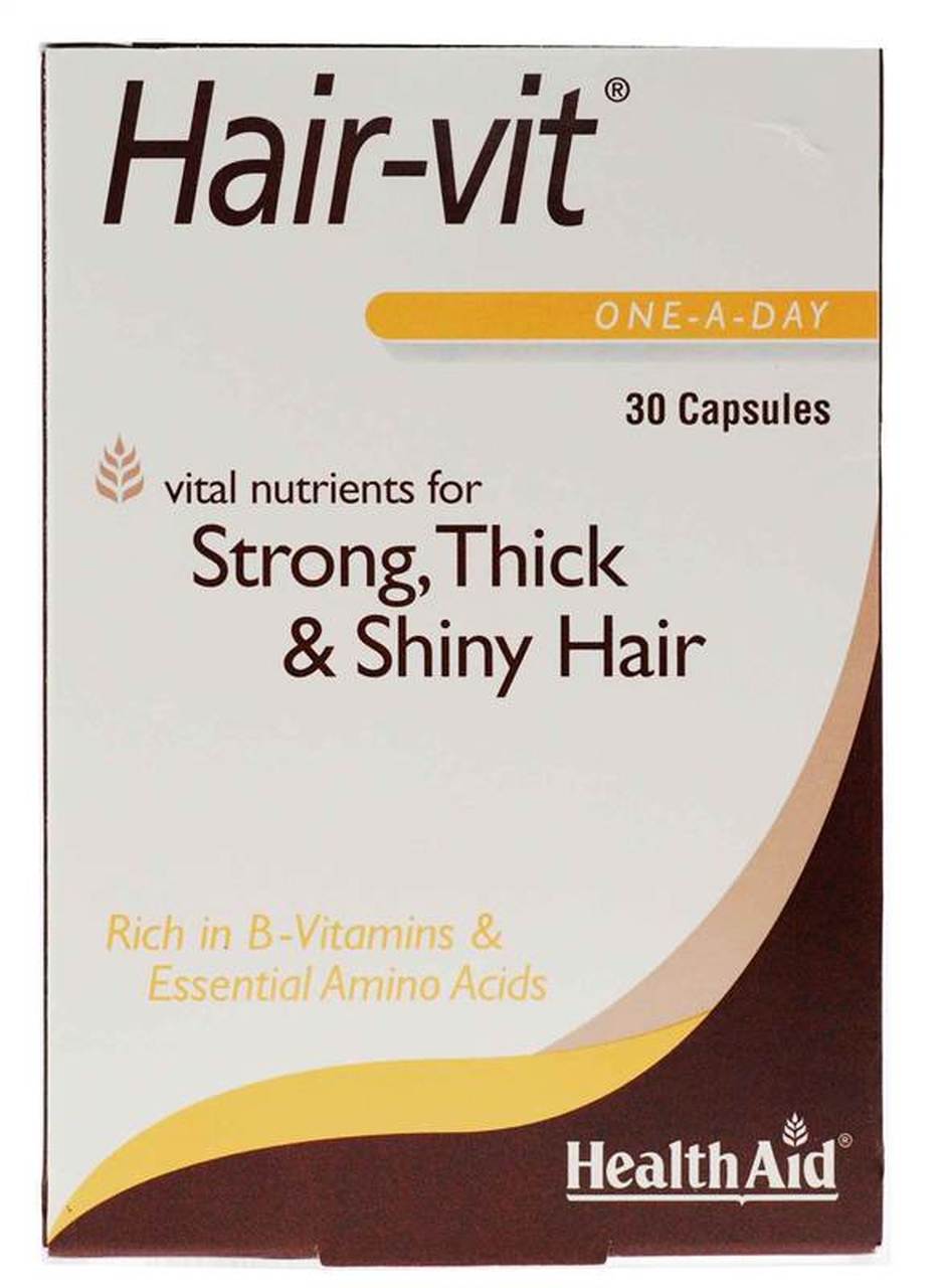 Healthaid Hair-vit – Kích thích mọc tóc nhanh, ngăn ngừa rụng tóc (lọ 30 viên)