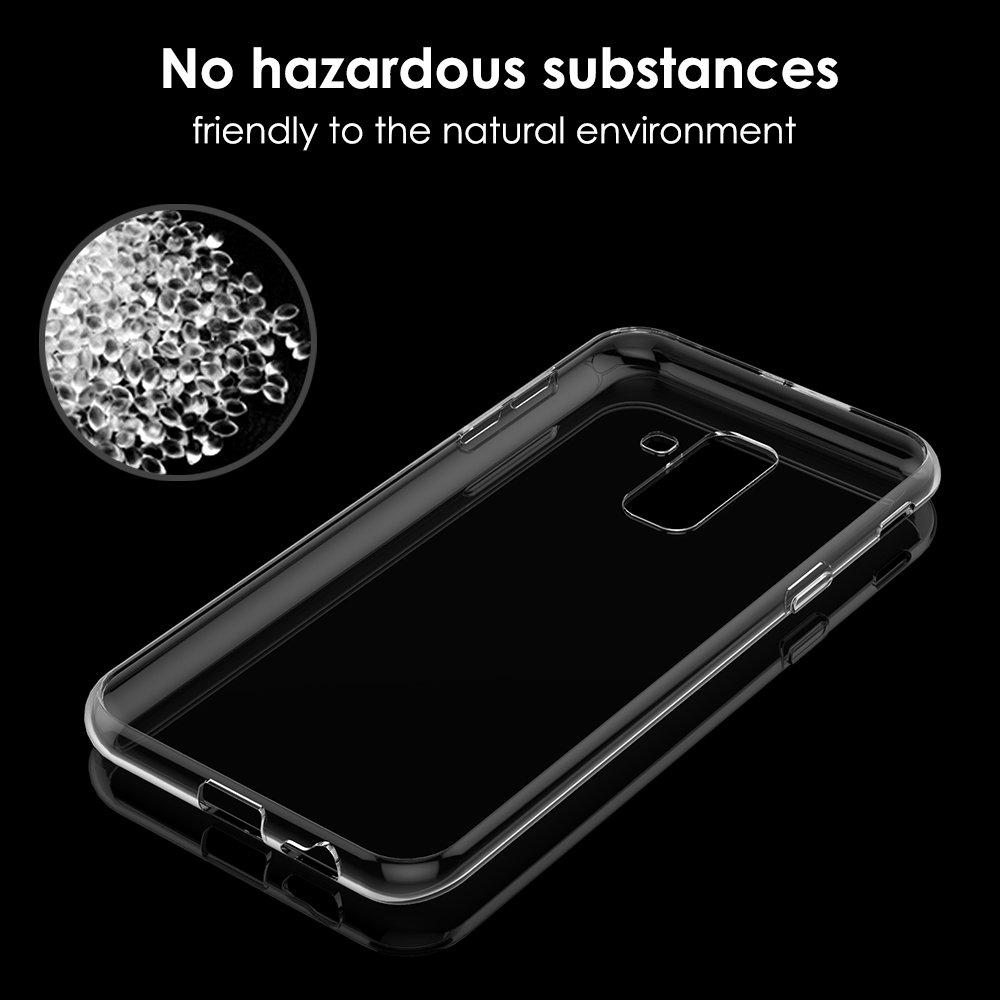 Ốp Silicon cho Samsung Galaxy A6 Plus Trong suốt (Loại A+ chống ố vàng)