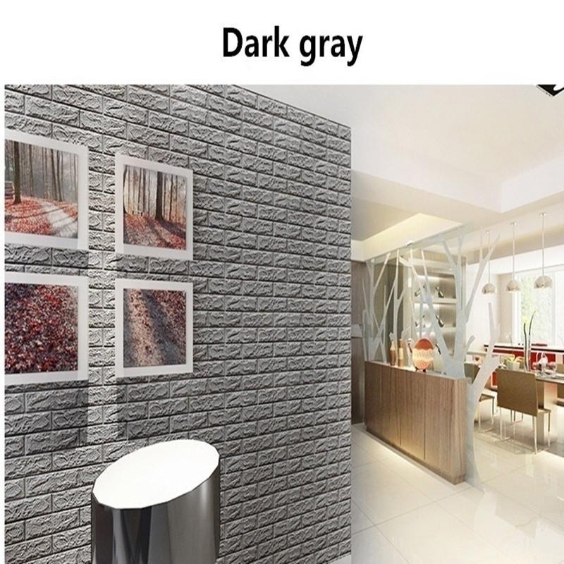 20 tấm xốp dán tường 3D giả gạch KT 70x77cm- độ dày 4mm (20 màu) - Hàng nhập khẩu cao cấp