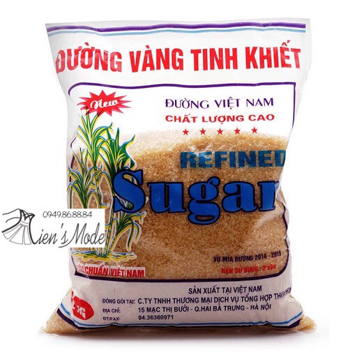 1kg Đường Vàng Hoa Mai
