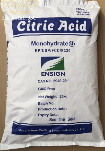 1 KG PHỤ GIA AXIT CHANH – ACID CITRIC MONOHYDRATE (BỘT CHUA, BỘT CHANH)