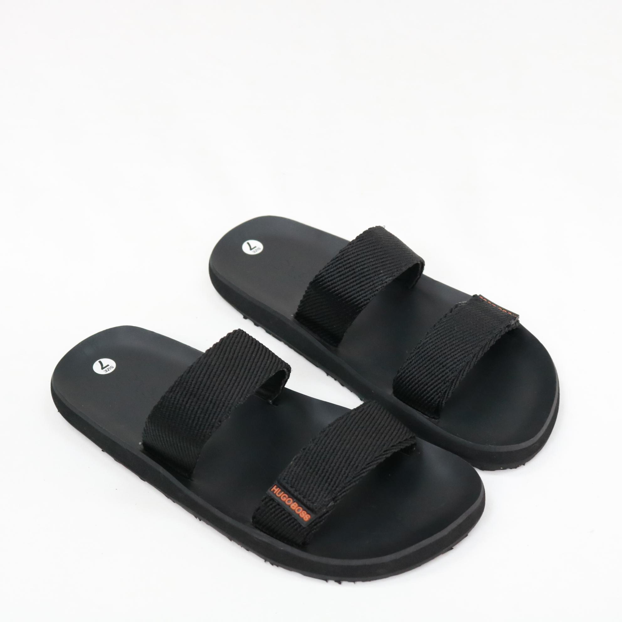 DÉP GIAVY QUAI NGANG NỮ- K474 ĐEN