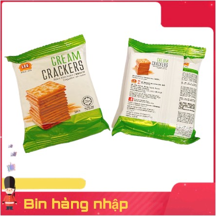 [HCM]BÁNH LÚA LẠT CREAM CRACKERS (HỘP 14 GÓI)