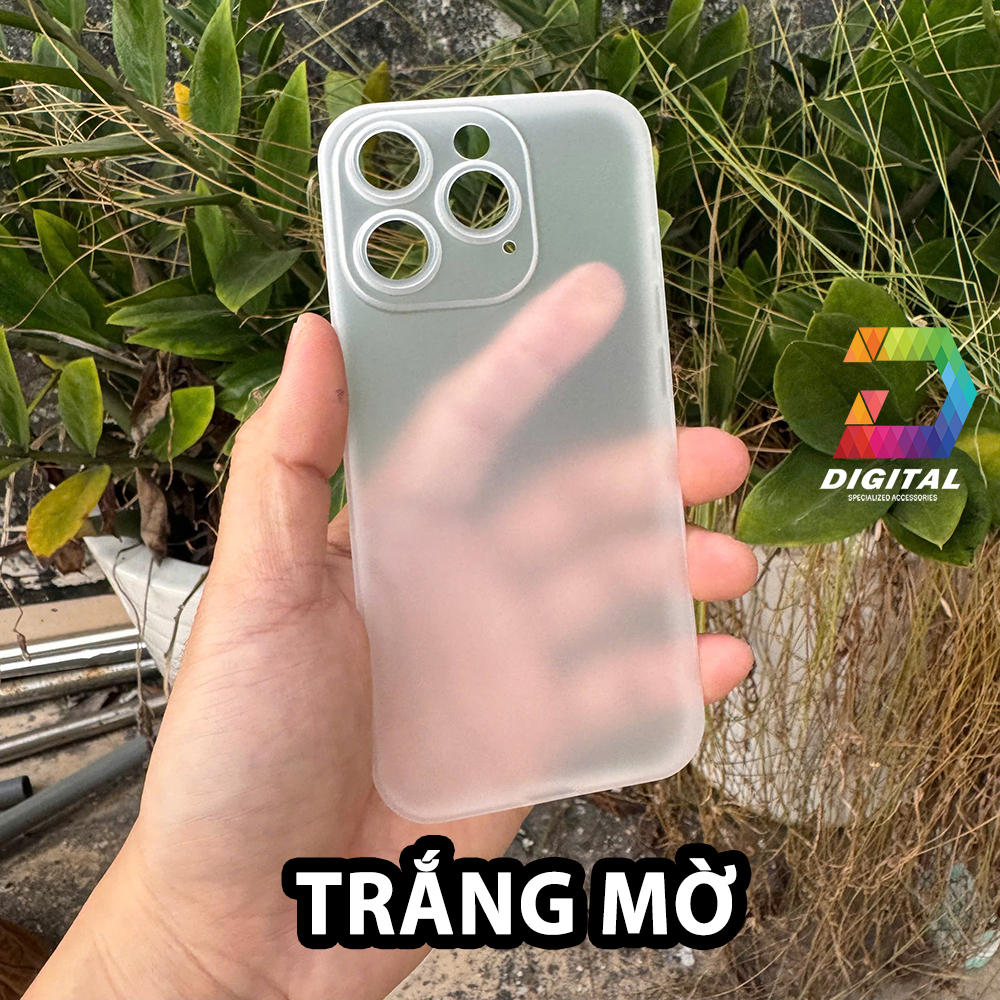 Combo 2 Ốp Lưng Trong Nhám Unibody iPhone 16 Pro Max Siêu Mỏng