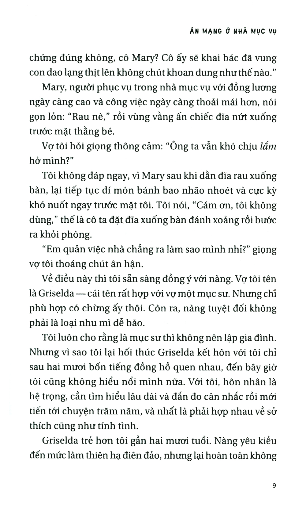 Án Mạng Ở Nhà Mục Vụ - Agatha Christie