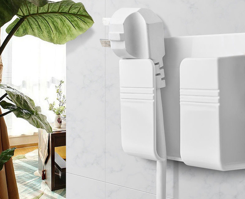 Kệ Dán Tường Đựng Điện Thoại Để Sạc Pin Có Miếng Dán