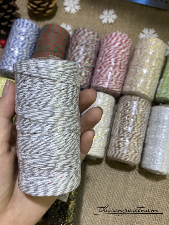 Cuộn dây chỉ Cotton 100m