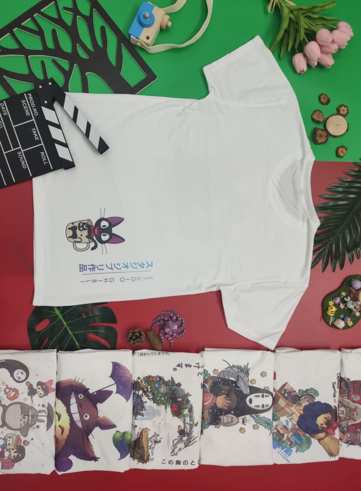 Áo thun unisex Studio Ghibli - Kiki Delivery Service Mẫu 2