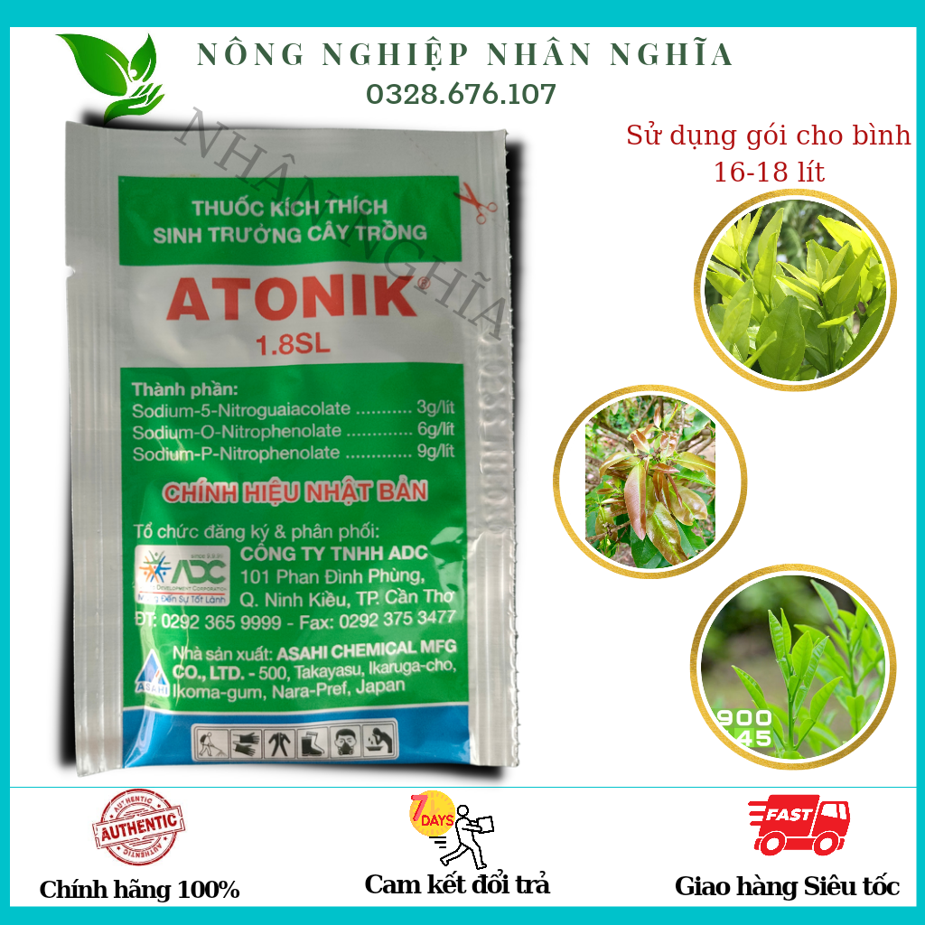 Thuốc kích thích sinh trưởng cây trồng ATONIK 1.8 SL  1 gói