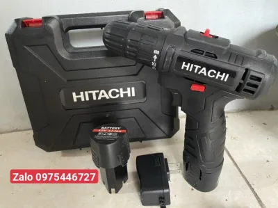 Máy bắt vít pin cầm tay Hitachi 12v