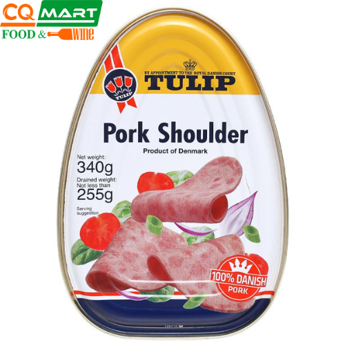 Thịt heo hộp Tulip Pork Shoulder 340g