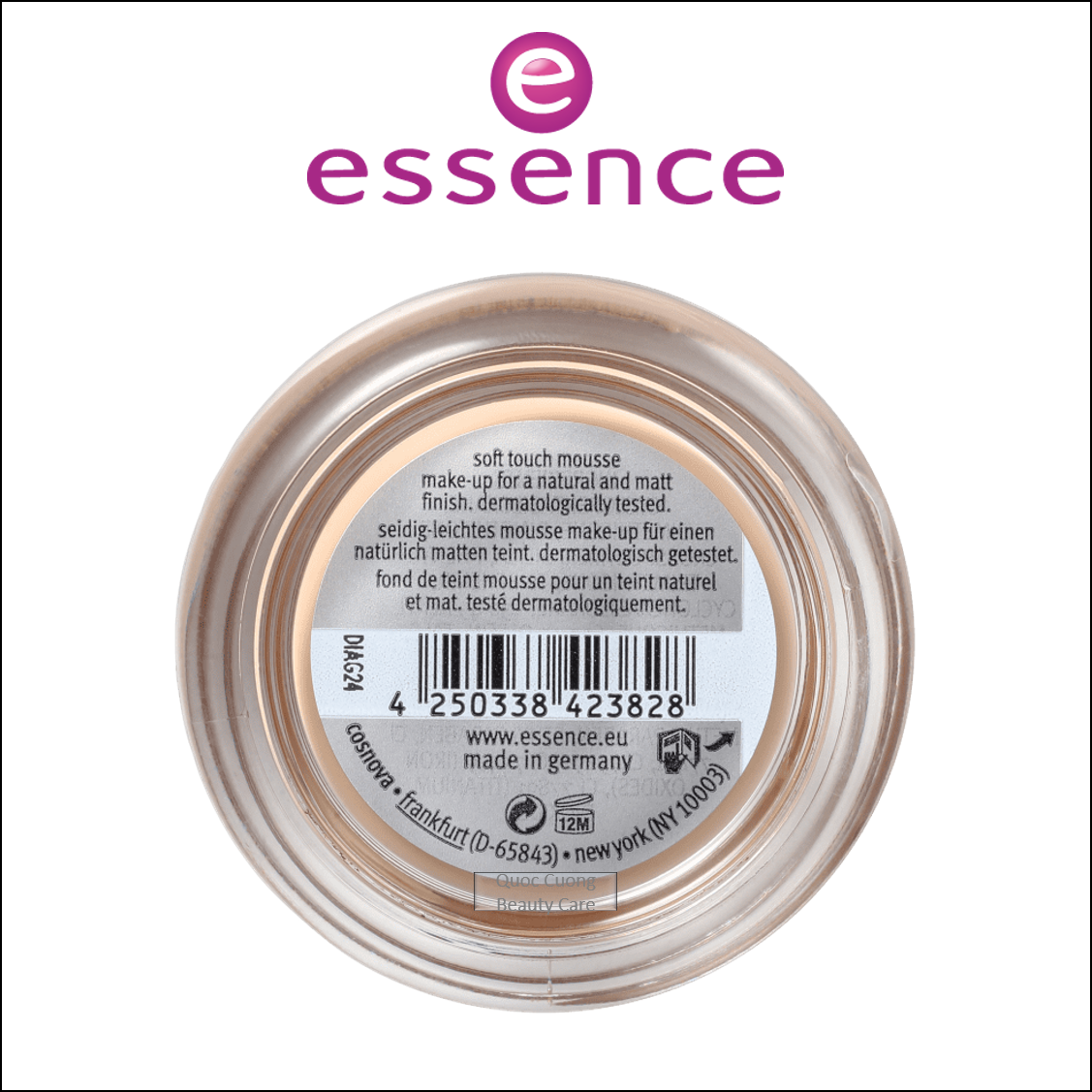 [HCM]Phấn Tươi Đức Essence Mousse Soft Touch Make Up Màu số 04 Matt Ivory 16g