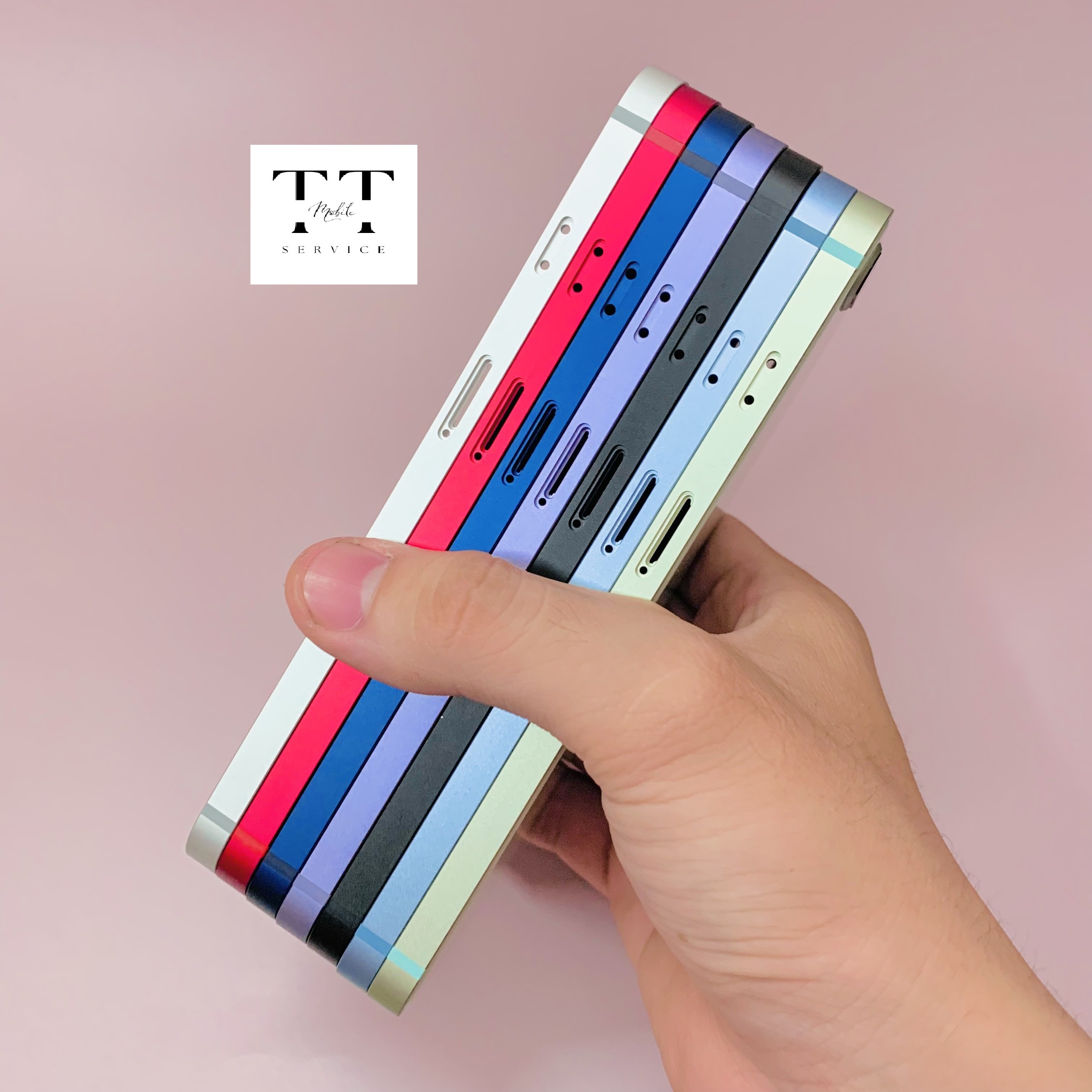 Vỏ viền vuông dành cho ip 7plus độ lên 8plus đủ màu cực đẹp