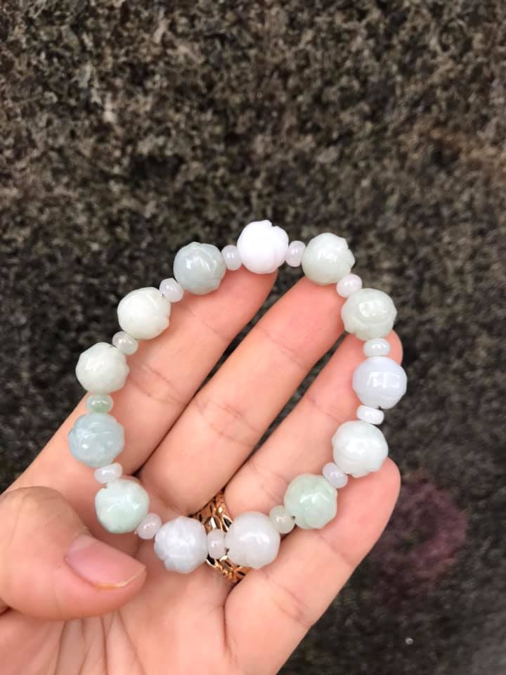 VÒNG TAY LIÊN HOA 10LY MIX KIỂU