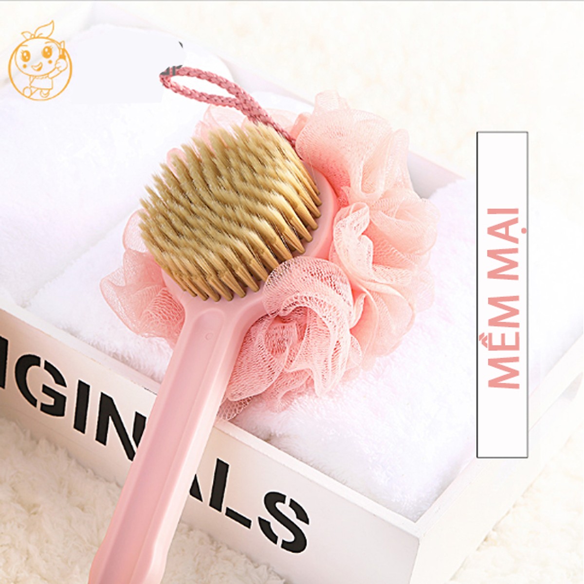 CÂY CỌ LƯNG KÈM BÔNG TẮM XUẤT NHẬT