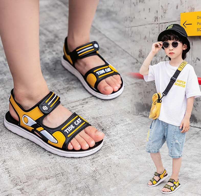Dép quai hậu bé trai Dép xăng đan đi học bé trai 044