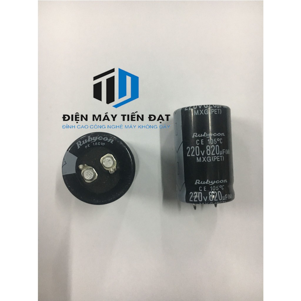 DMTD tụ tháo máy Rubycon 220V 820uF