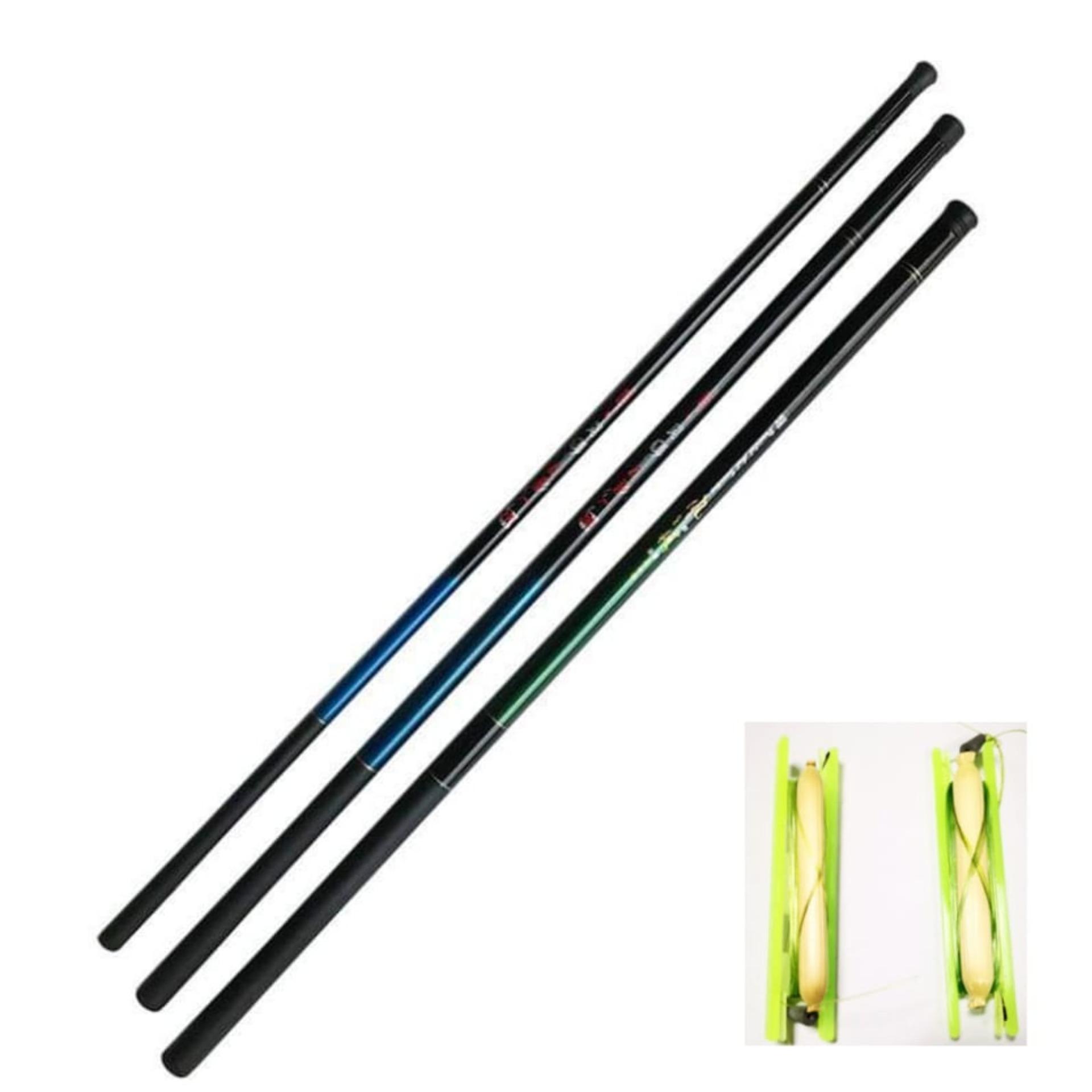 Cần Câu Tay 2m7 tặng kèm 2 bộ cước phao chì lưỡi - Cần Câu Đơn 2m7