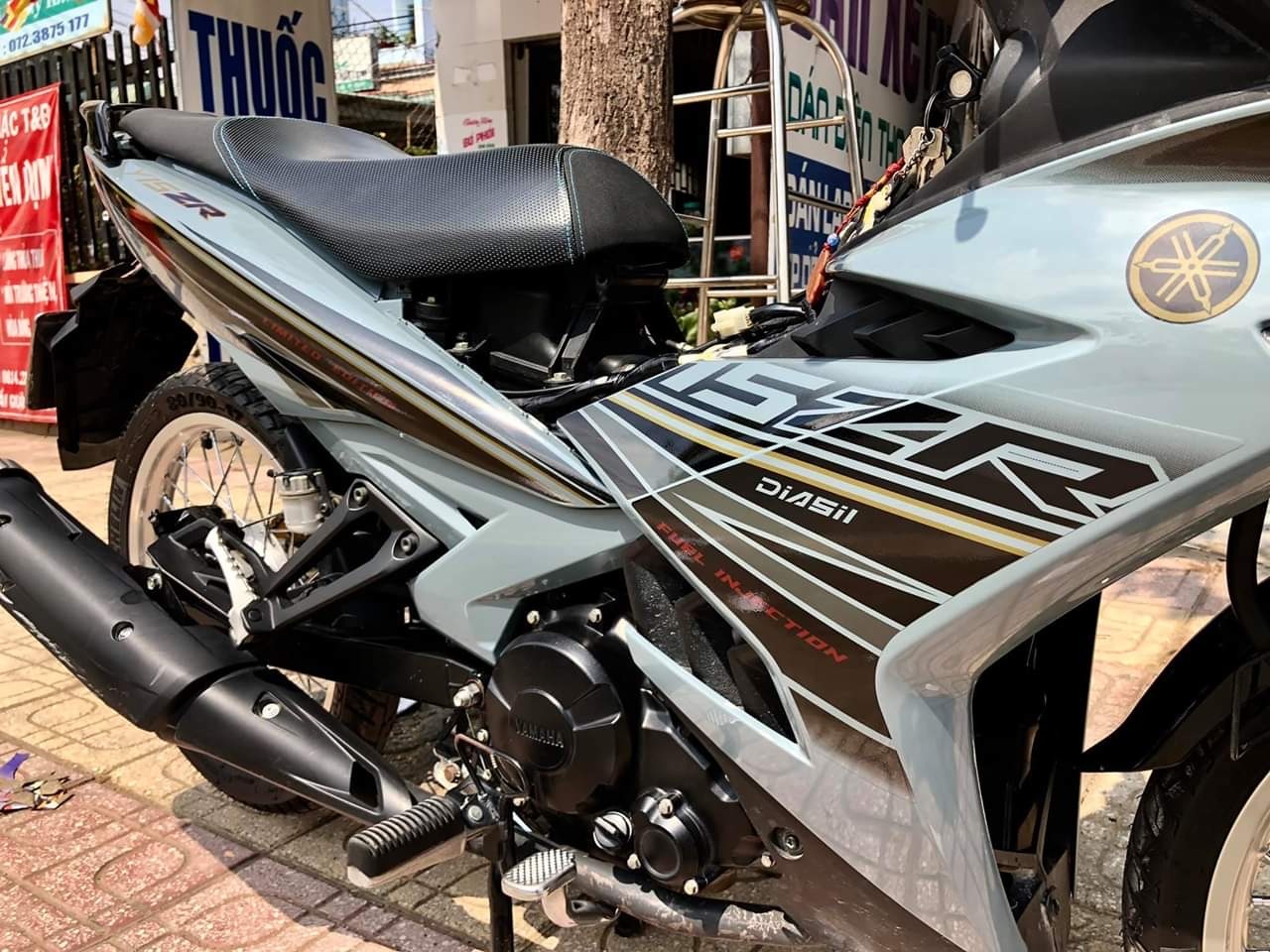 Tem rời Ex 150 dán xe xám xi măng 3 lớp ko bay màu