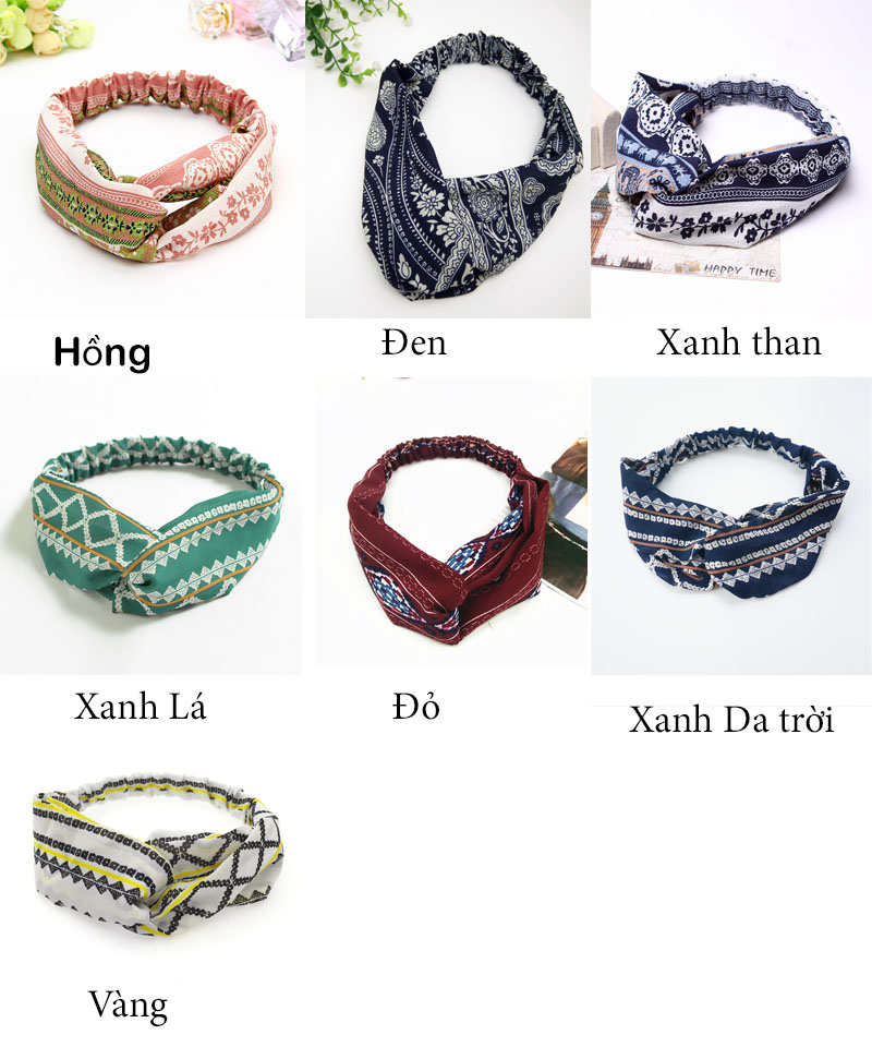 Băng đô thổ cẩm cao cấp