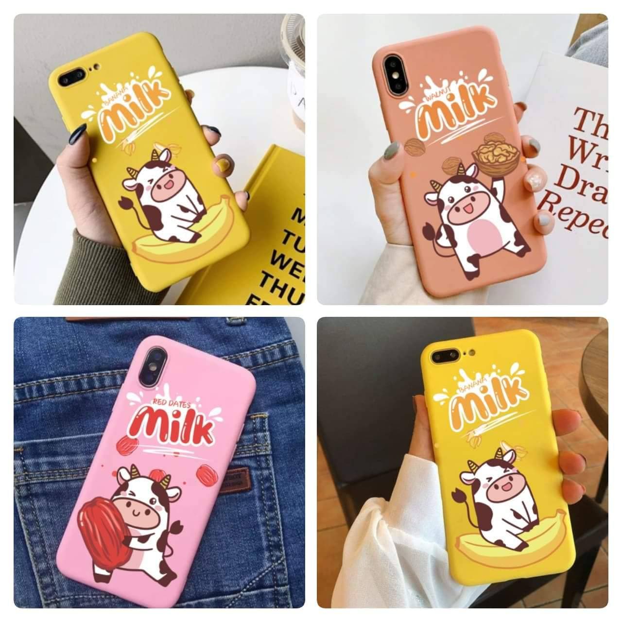 Ốp lưng dành cho Iphone  12 Mini,12,12 Pro,12 Pro Max,11,11 Pro,11 Pro Max,5,5s,6,6s,6 plus,6s plus,7,8,7plus,8 plus,X,XS,XS Max Bò Sữa I52