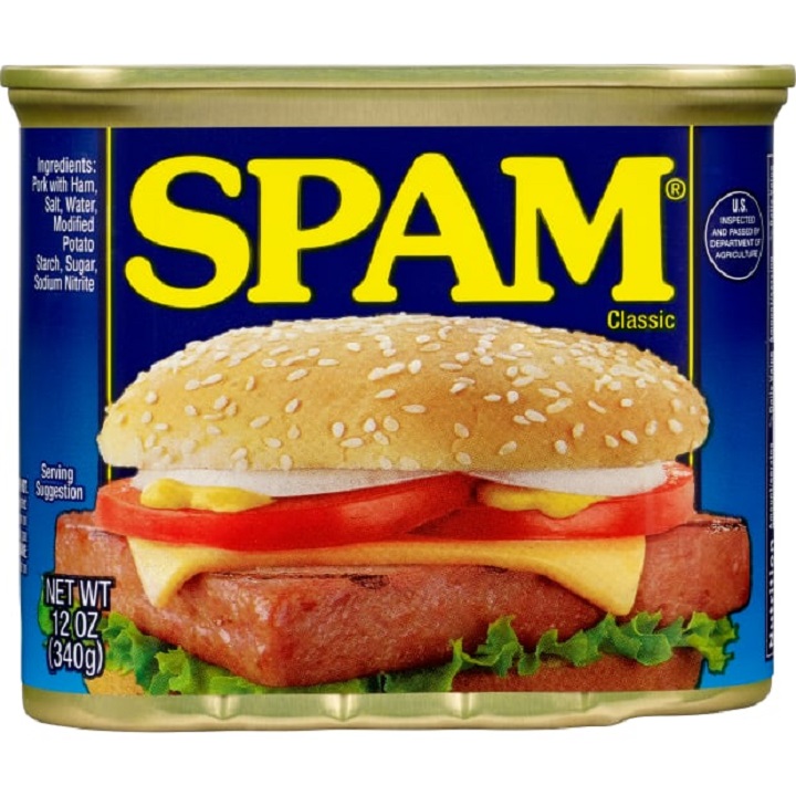 Thịt hộp Spam 25% Less Sodium 340g của Mỹ