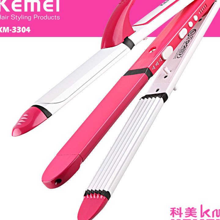 Máy làm tóc Kemei 3in1 KM 3304 chỉnh nhiệt với 5 mức nhiệt cho mái tóc đẹp