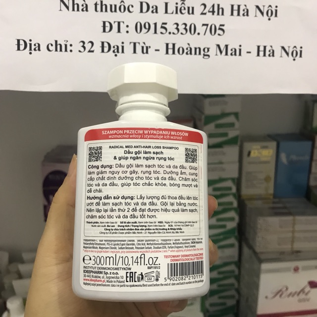 Radical Med Dầu Gội Làm Sạch Giúp Rụng Tóc 300ml