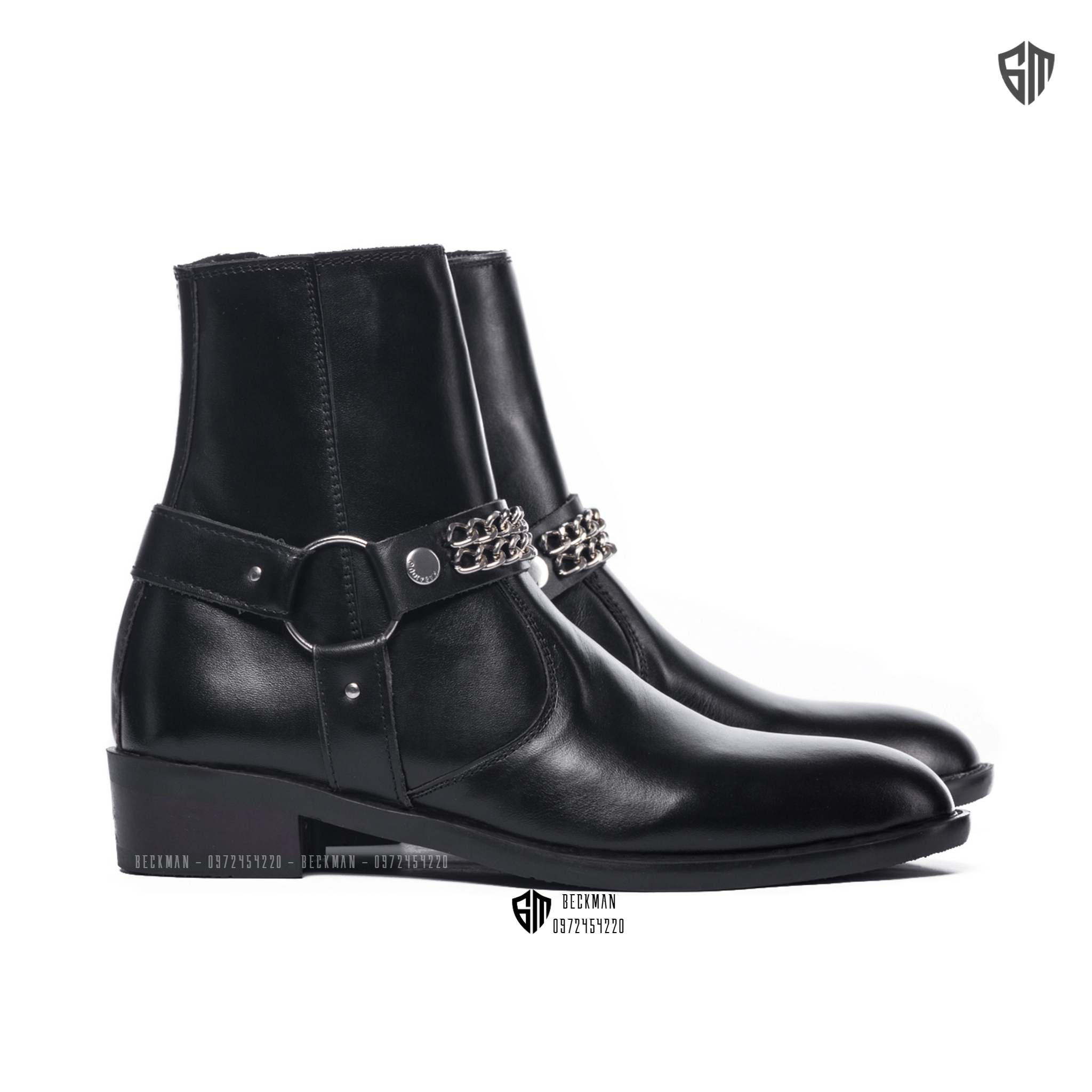 Giày nam Harness Boots kiểu dáng đường phố Hót Nhất.