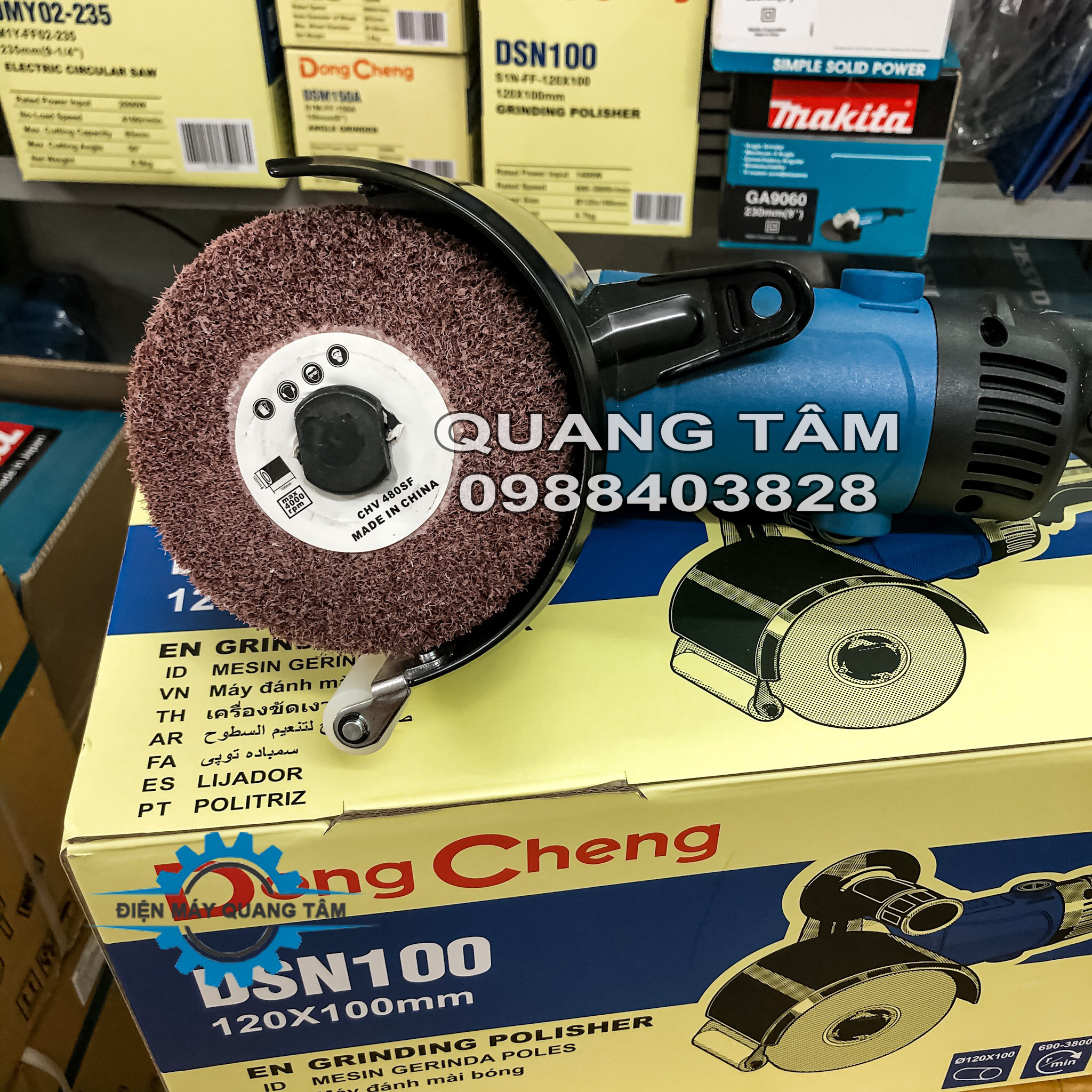 Máy Đánh Bóng Inox Dongcheng DSN100 [Chính Hãng]