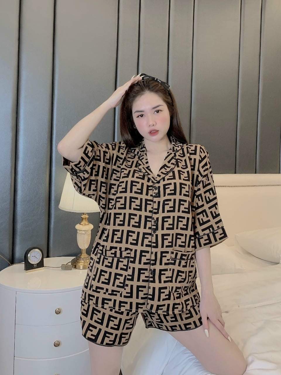 Bộ pijama nữ cánh dơi lụa mango form to dưới 70 kg