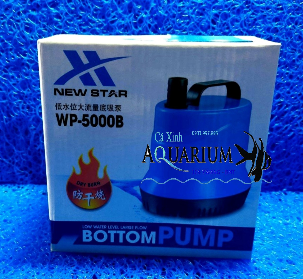 Máy bơm hút đáy bể cá WP 5000B