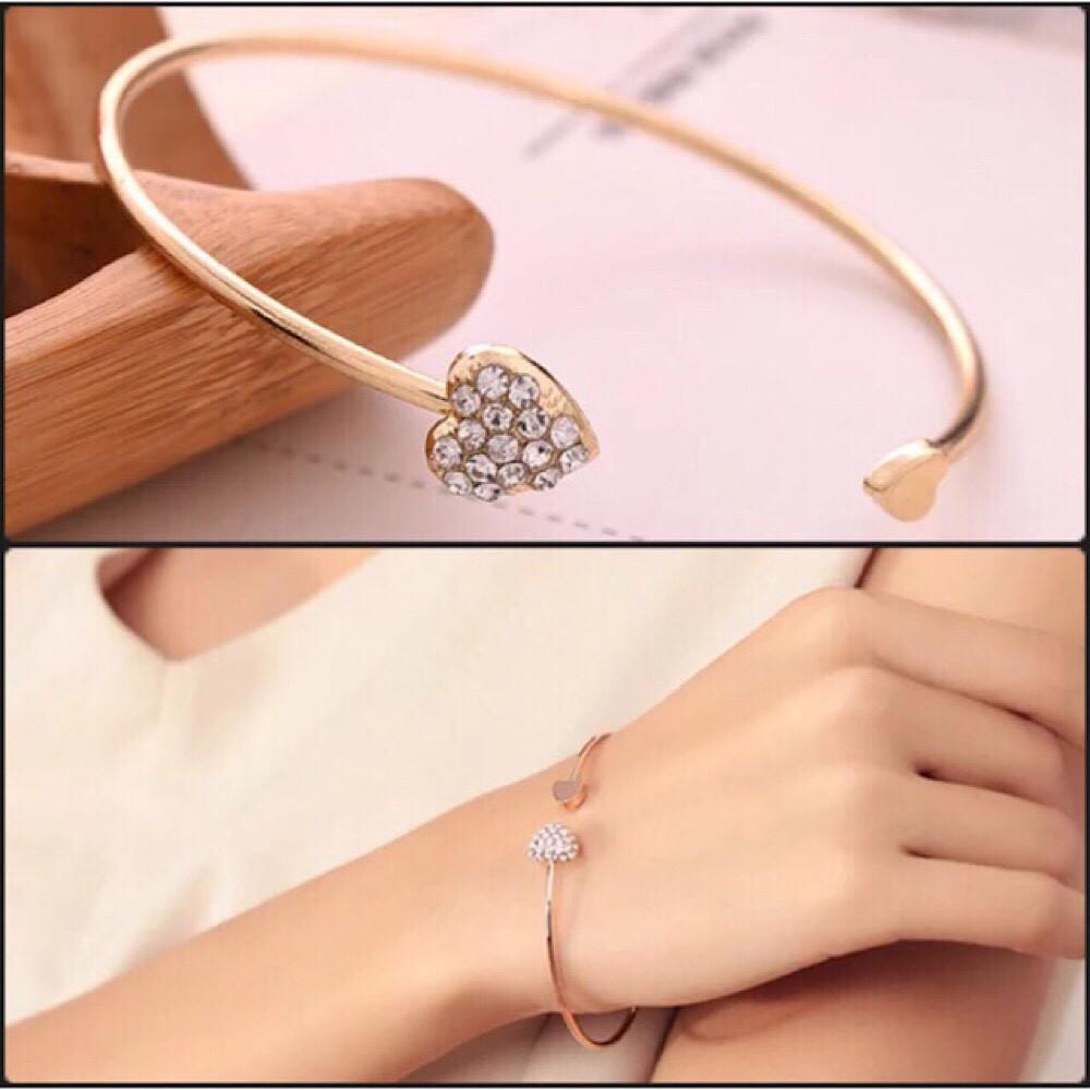 Lắc Tay, Vòng Tay Nữ Hình Trái Tim