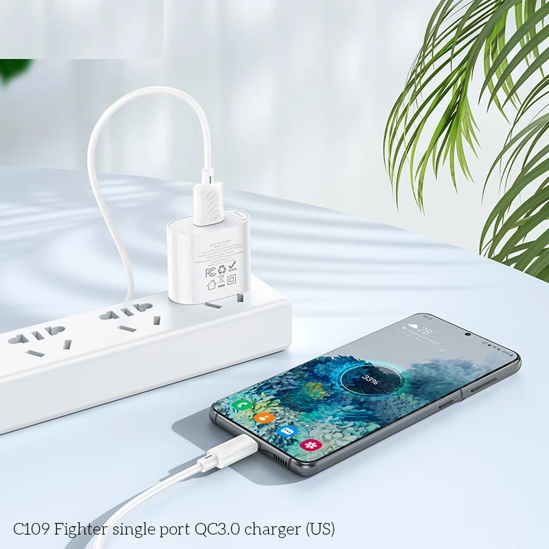 Củ Sạc siêu nhanh 18W Hoco C109