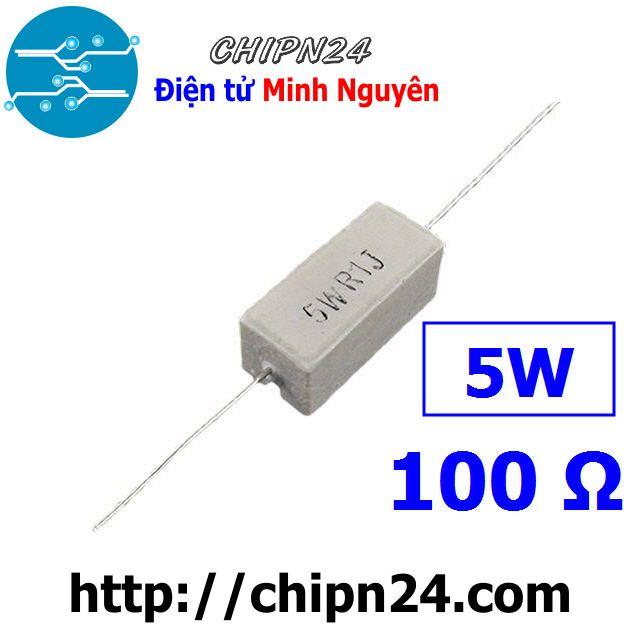 [3 con] (F138) Điện Trở Công Suất 100R 5W