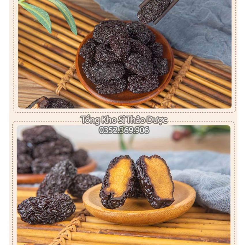 Táo Tàu 100g (Táo Đen Ăn Vặt, Dẻo, Loại 1)