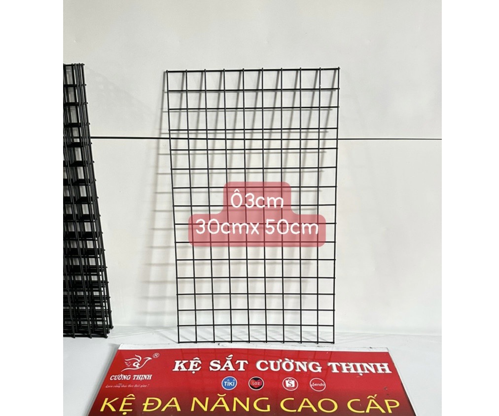 Lưới treo phụ kiên (Kích thước 30cm x 50cm) Ô vuông 3cm, 5cm.