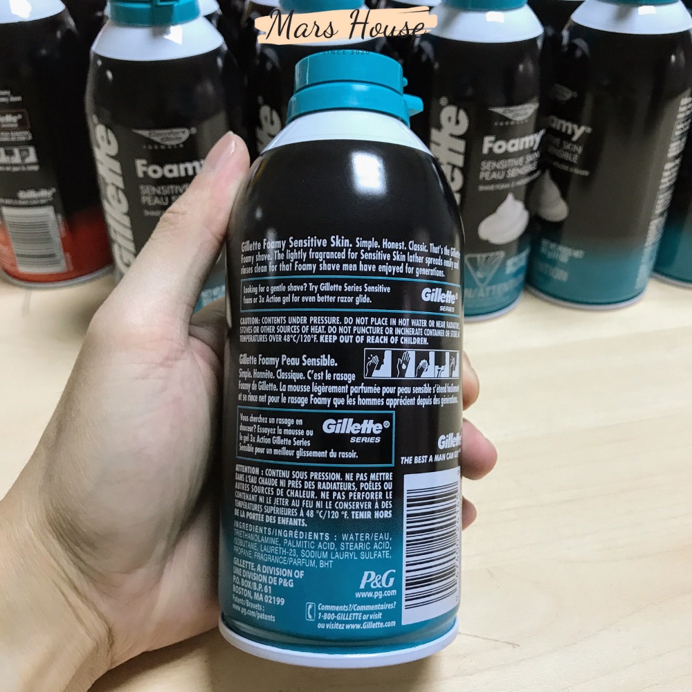 Bọt - Gel cạo râu Gillette